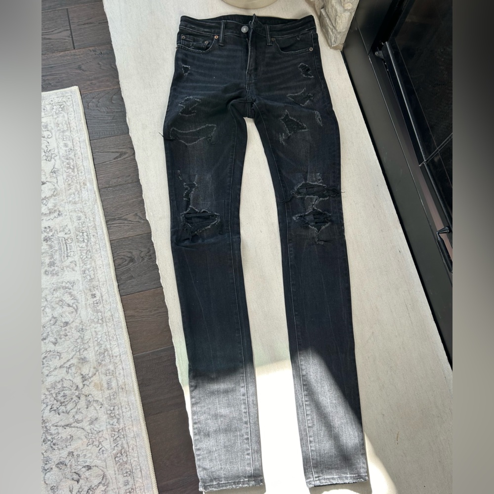 Men’s 30 x 34 American Eagle Young Money Black Skinny Jean